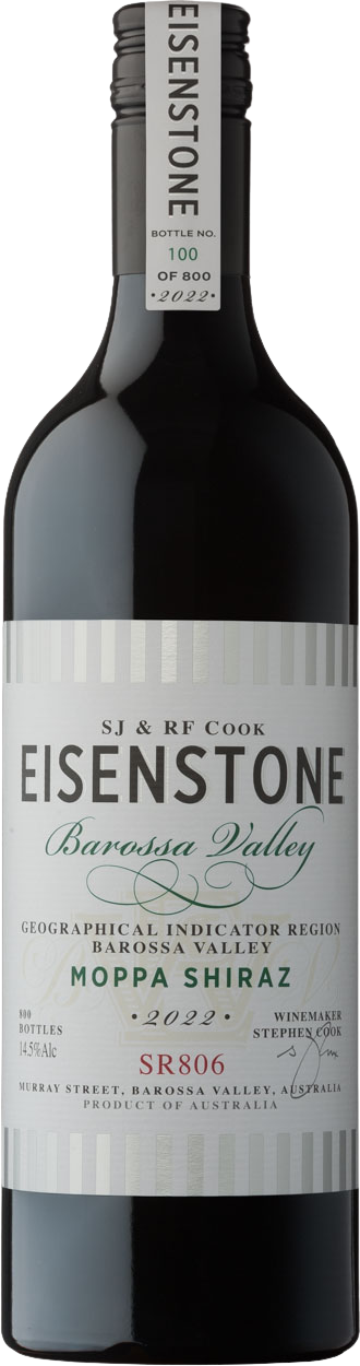 Eisenstone Moppa Shiraz SR806 2022 Barossa Valley